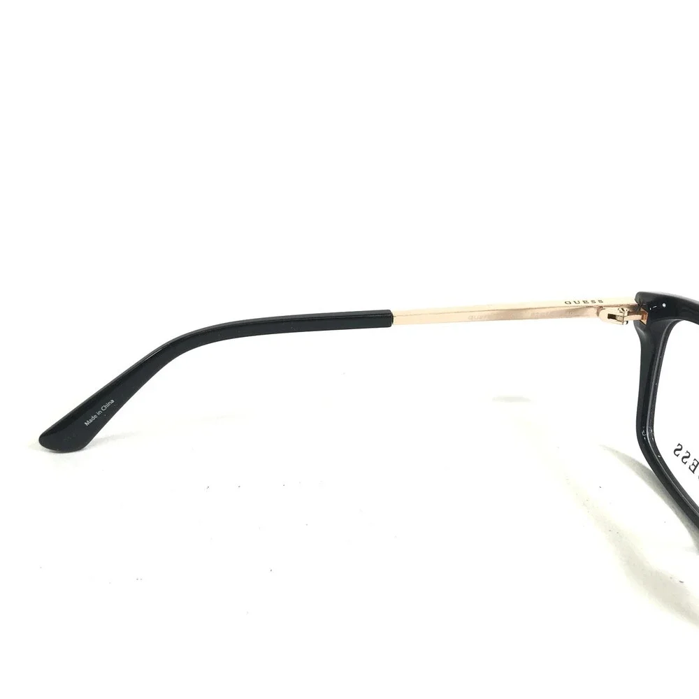 Guess Eyeglasses Frames GU2797-S 001 Black Gold Cat Eye Swarovski 52-15-140